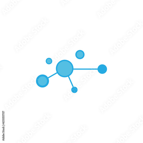 Biotech, Molecule, DNA, Atom, Medical or Science Logo Design Vector.