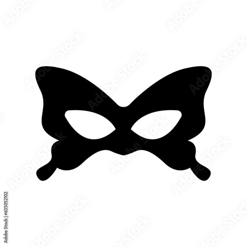 Masquerade icon vector. Mask illustration sign. Carnival symbol. Carnival mask logo.