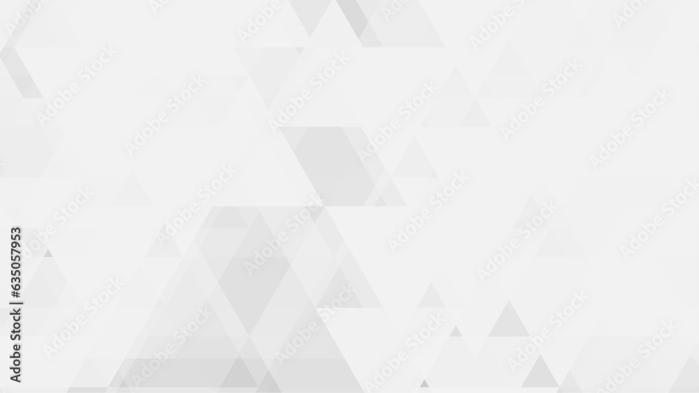 Obraz premium Abstract geometric white and gray color background, vector illustration.