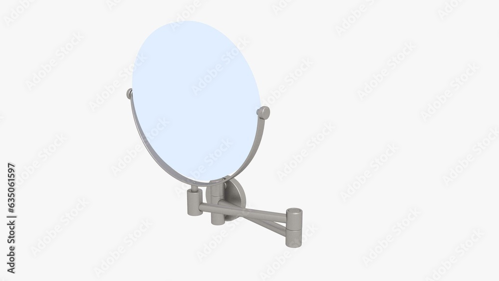 traffic vehicle warning mirror 3d modeling
