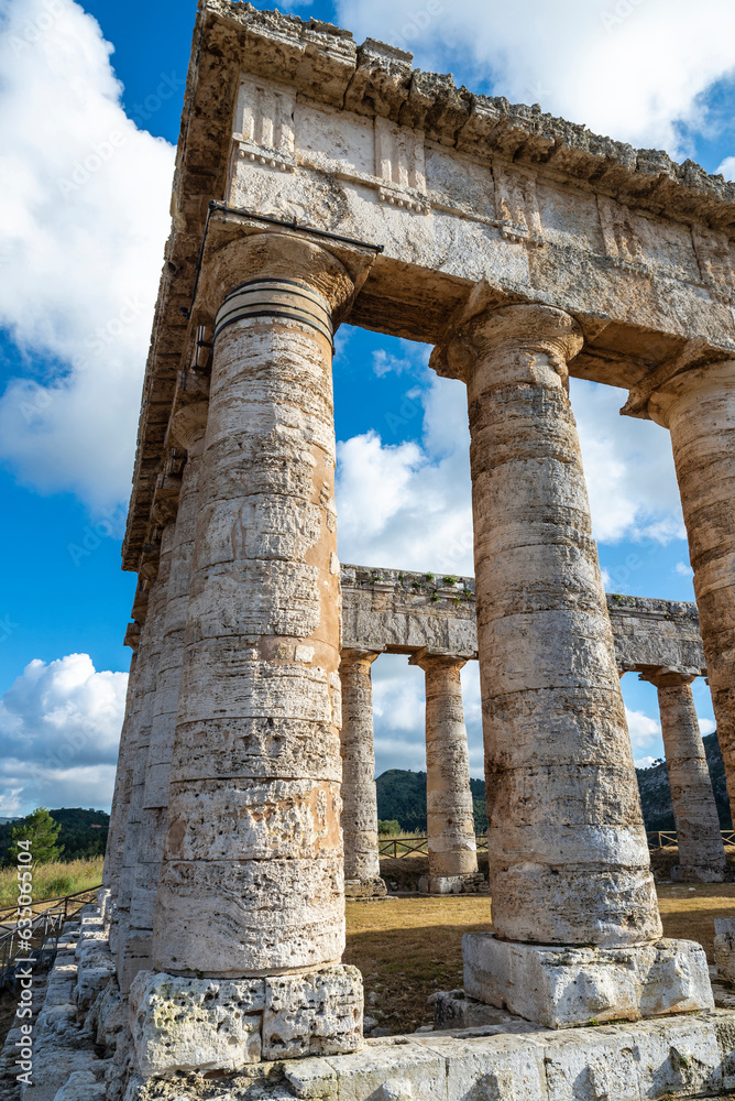 The Doric temple of Segesta, Sicily, Italy The Doric temple of Segesta, Sicily, Italy