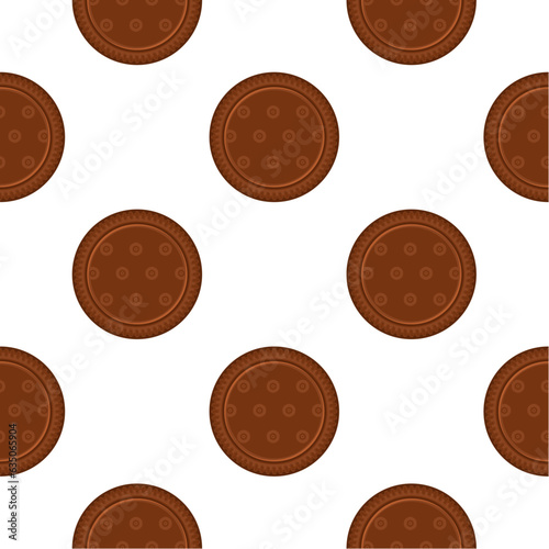 Pattern homemade cookie different taste in pastry biscuit