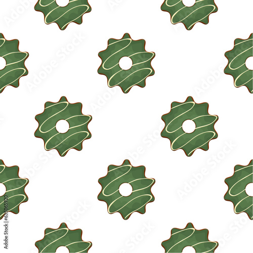 Pattern homemade cookie different taste in pastry biscuit