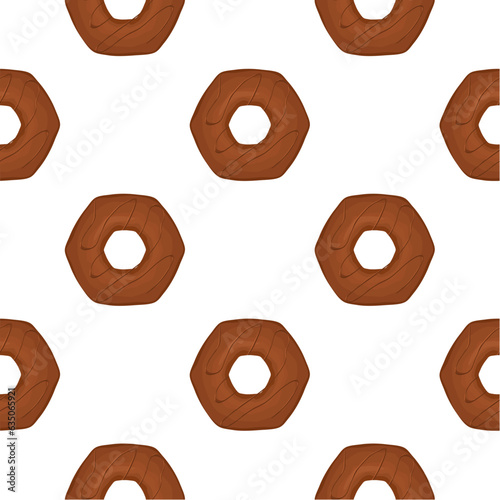 Pattern homemade cookie different taste in pastry biscuit