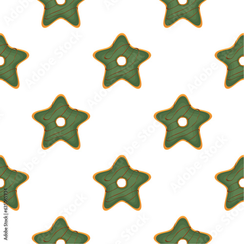 Pattern homemade cookie different taste in pastry biscuit