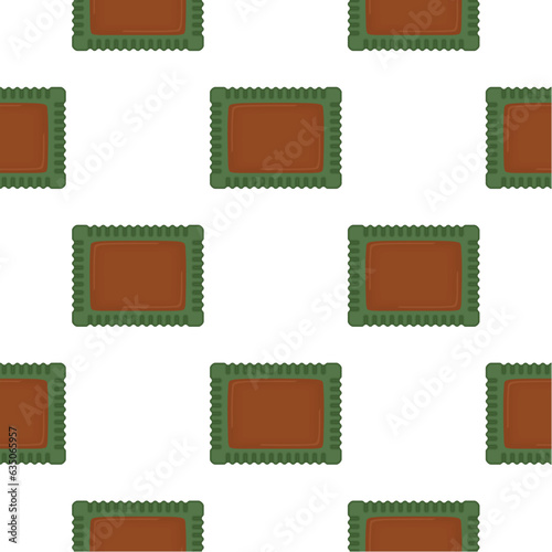 Pattern homemade cookie different taste in pastry biscuit