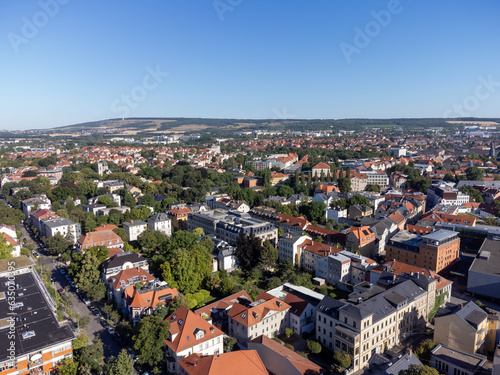 aerial view of weimar country