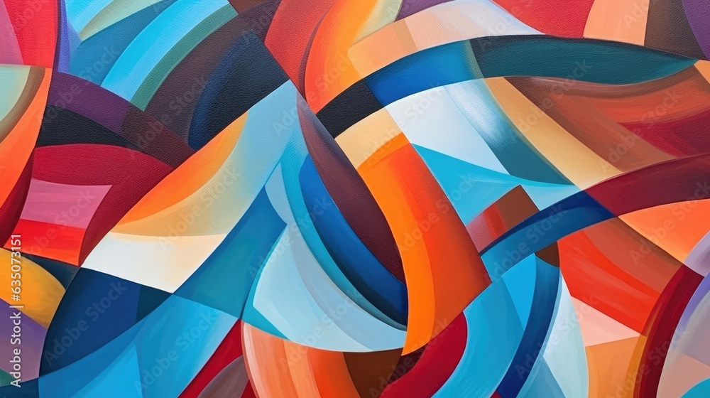 Obraz premium Abstract colorful background. Generative AI.