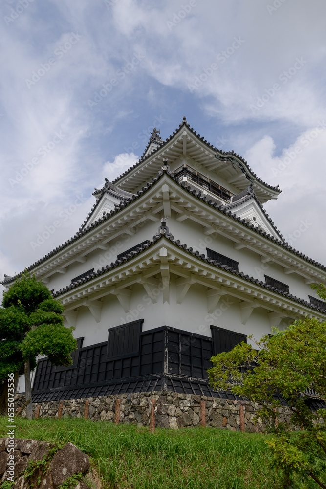南房総の館山城天守閣 南房総の館山城天守閣
