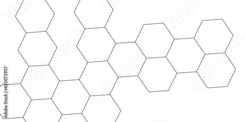 White hexagon background seamless luxury honeycomb Pattern. Background with hexagons. Surface polygon pattern with glowing hexagon paper texture and futuristic business.
