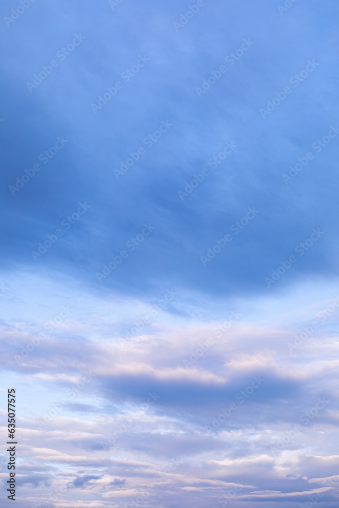 Blue sky background with clouds natural background