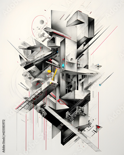 Architectural Abstractions: A Fusion of Shapes and Space