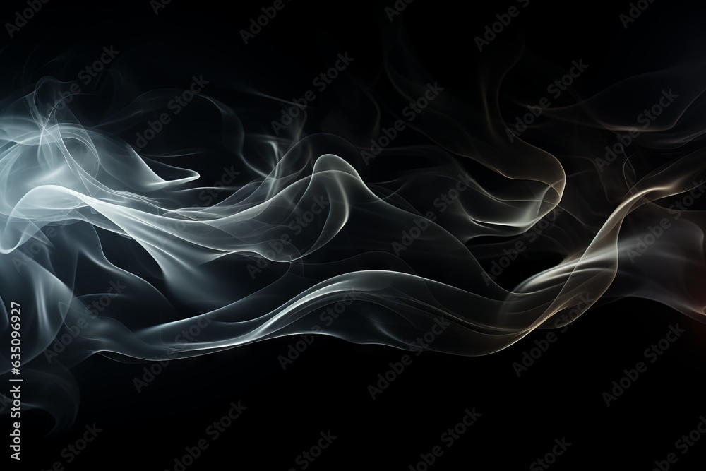 white smoke in black scene white smoke in black scene