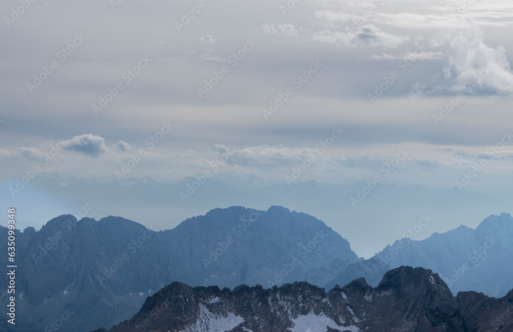 Montanha Zugspitze na Alemanha, Europa