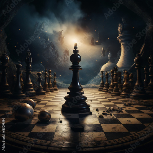 Knight's Odyssey: A Chess Piece's Journey through Fantasy Realms. Generative AI