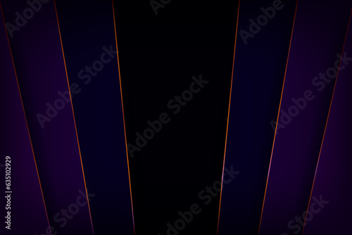 Premium dark blue geometric background with gold lines. Geometric Dark Blue template background. Vector Illustration. EPS 10.
