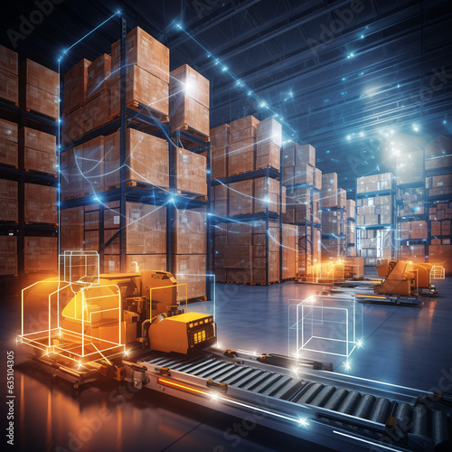 Revolutionizing Logistics: Industry 4.0's Intelligent Asset Management and Supply Chain Tech with Robotics, ERP, and Auditing.