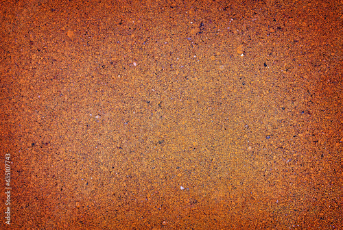 Orange cork texture background. View from above. Copy space for text.