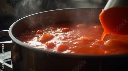 sauce in a pan