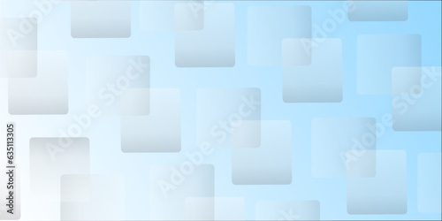 Grey blue teal white abstract background geometry triangle, square, diagonal neon light and layer element. Design for poster, template on web, backdrop, banner, website, landing page,presentation.