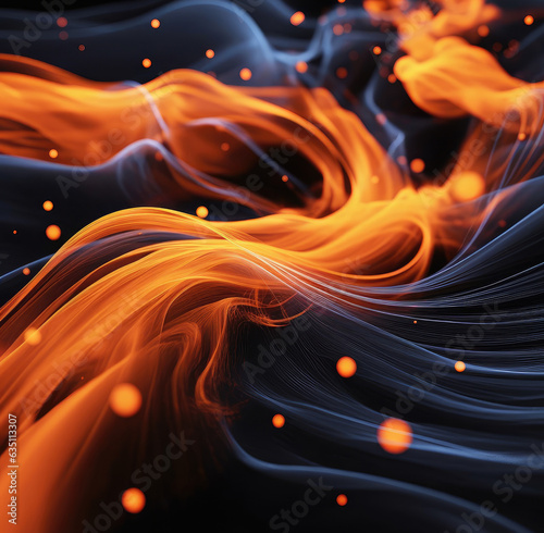 orange abstract background material