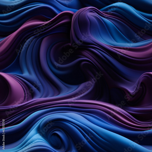 abstract background with waves, ai generative