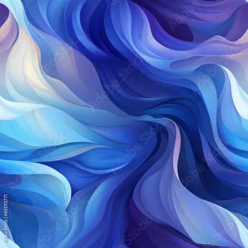 abstract blue background, abstract blue waves, ai generative