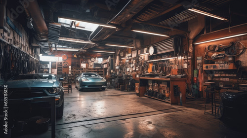 a small auto repair shop