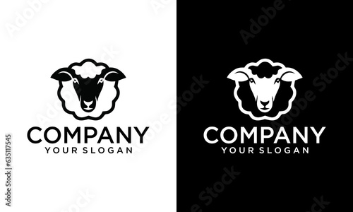 Sheep logo template