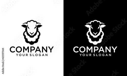 Sheep logo template
