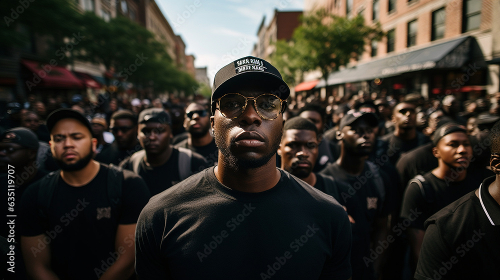 blacks rally on the streets of different cities 