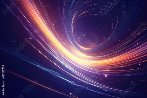 Abstract sparkle colourful background. Futuristic background. Generative AI