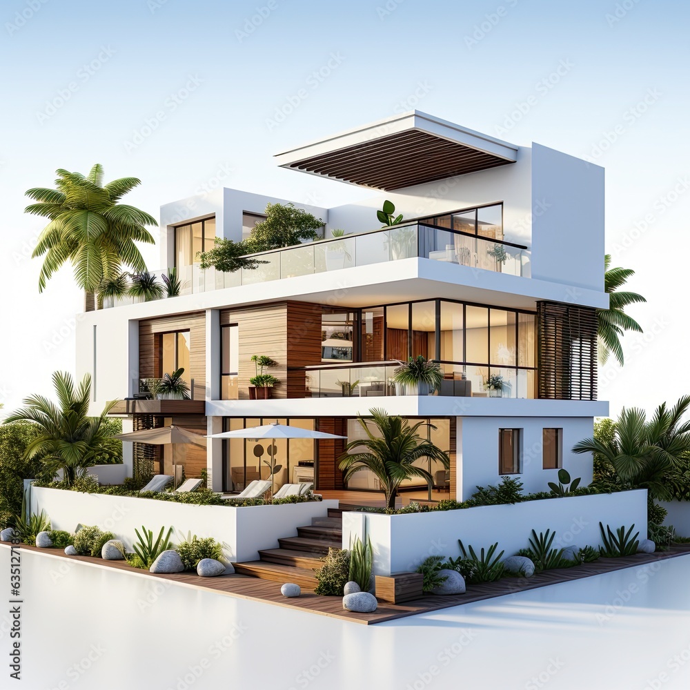 Fototapeta premium futuristic house