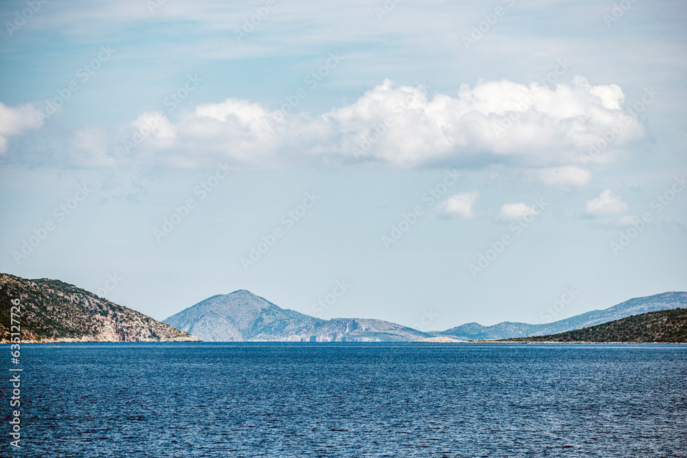 landscape with blue sky, greece, grekland, mediterranean, EU,summer, Mats, greece, grekland, mediterranean, EU,summer, Mats, alonisoss