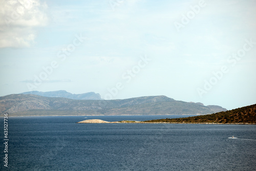 view of the sea and mountains, greece, grekland, mediterranean, EU,summer, Mats