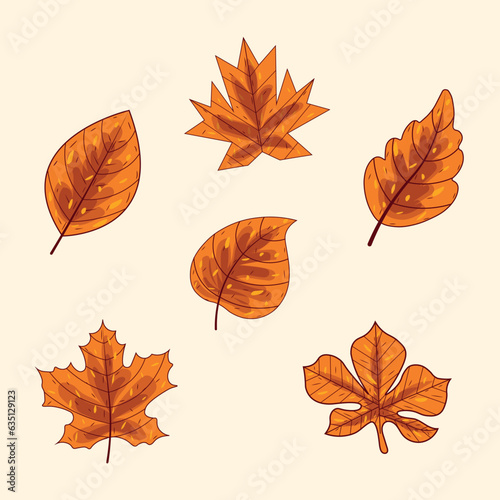 autumn leaves free vector collection