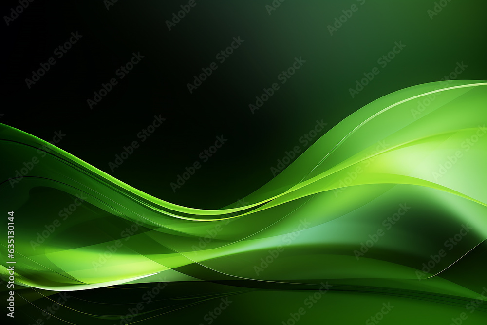 Modern abstract background in green tones, Generative AI image Modern abstract background in green tones, Generative AI image