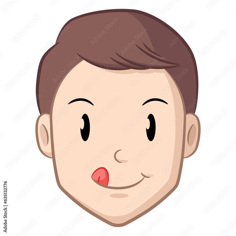 Craving Starving Man Smacking Lips Cartoon Craving Starving Man Smacking Lips Cartoon