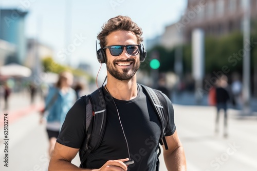 Portrait of a pleased, man ...