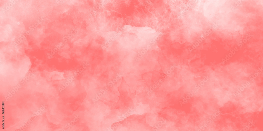 Pink watercolor abstract background. Watercolor pink background. Soft pastel pink watercolour background painted on white paper texture