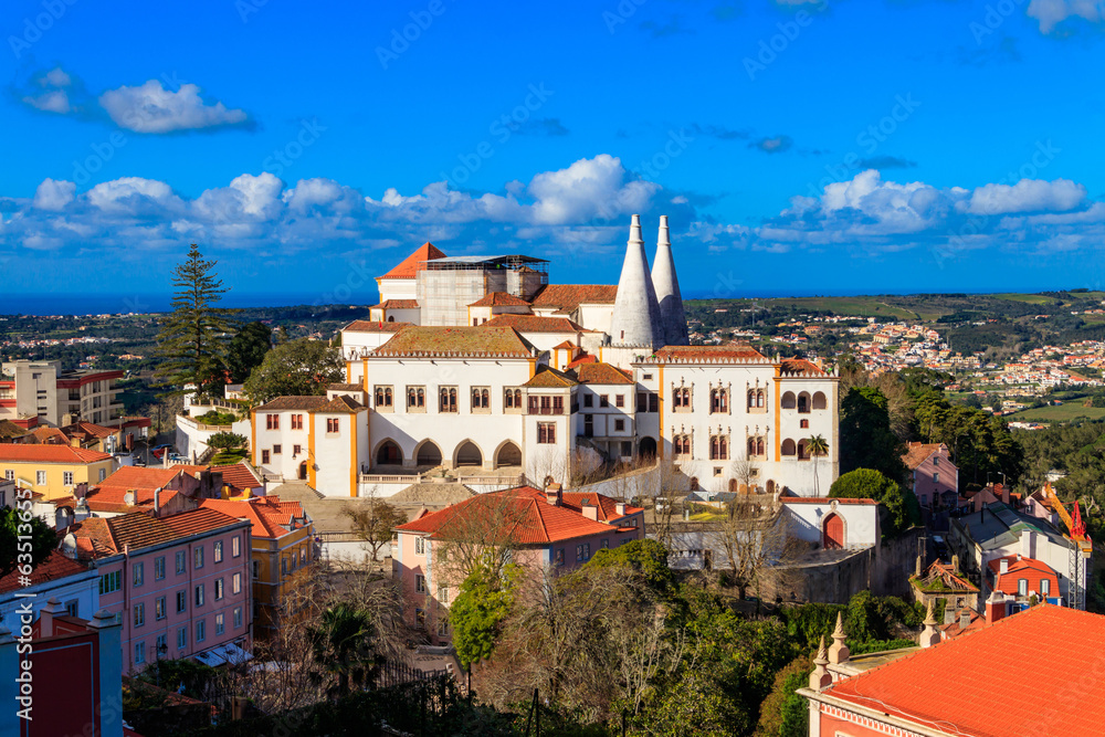 National palace of Sintra in Portugal
