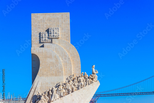 Monument of the Discoveries in Belem, Lisbon, Portugal photo