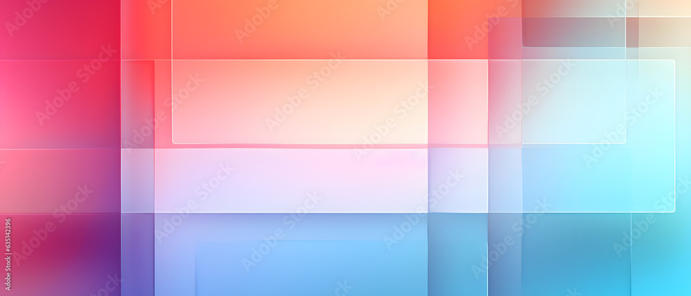 Glass morphism gradient background