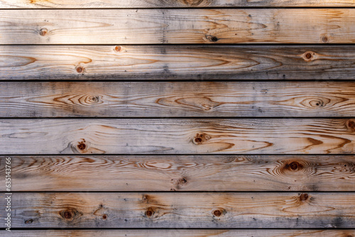 old wood background horizontal board wall with black highlights and knots