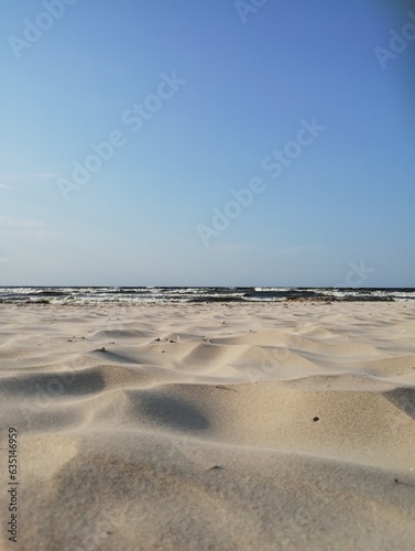 footprints on the beach