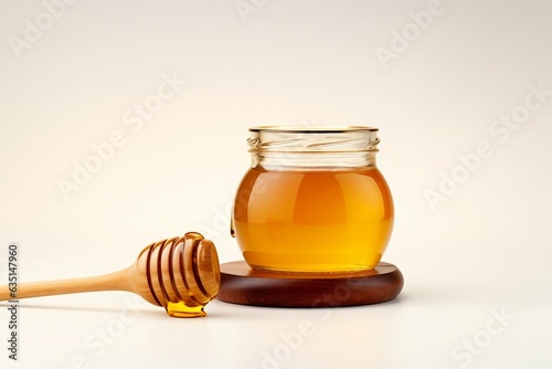 Closeup of Clear Manuka Honey Jar