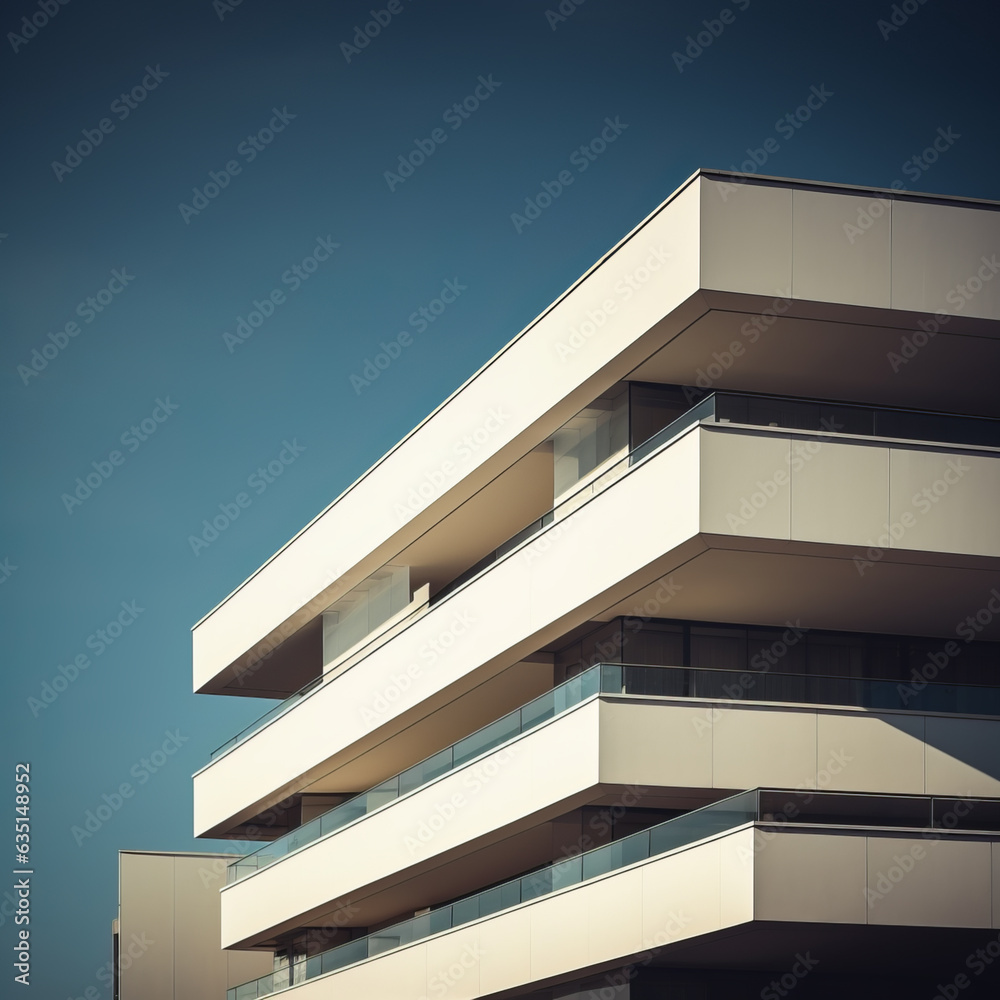 Futuristic modern building Futuristic modern building