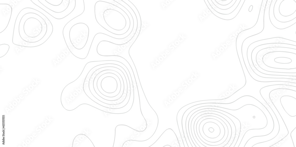 Topography map background. Topographic map lines, The black on white contours vector topography stylized height of the lines pattern map. Topographic map seamless pattern design.