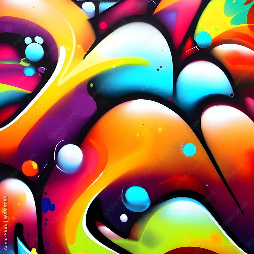 Obraz premium 3D Kunst/Graffiti- Kunst