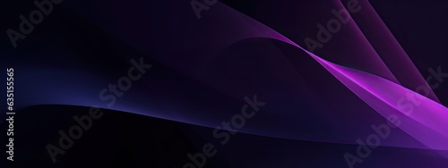 Black deep purple abstract modern background for design. Geometric shape. 3d effect. Lines, triangles, angles. Color gradient. Dark shades. Colorful. Metal, metallic. Shine. Banner. Template. Premium.